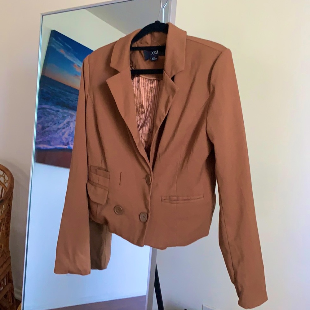 Burnt orange / Russet blazer